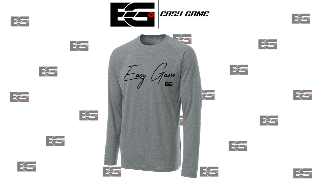 Easy Game Script Long Sleeve Lightweight Heather Gray