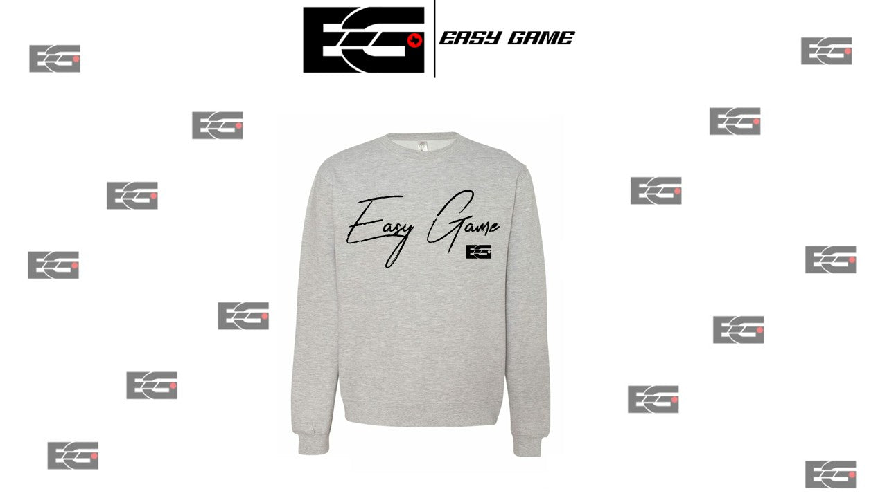 Easy Game Script Long Sleeve Crew Heather Gray
