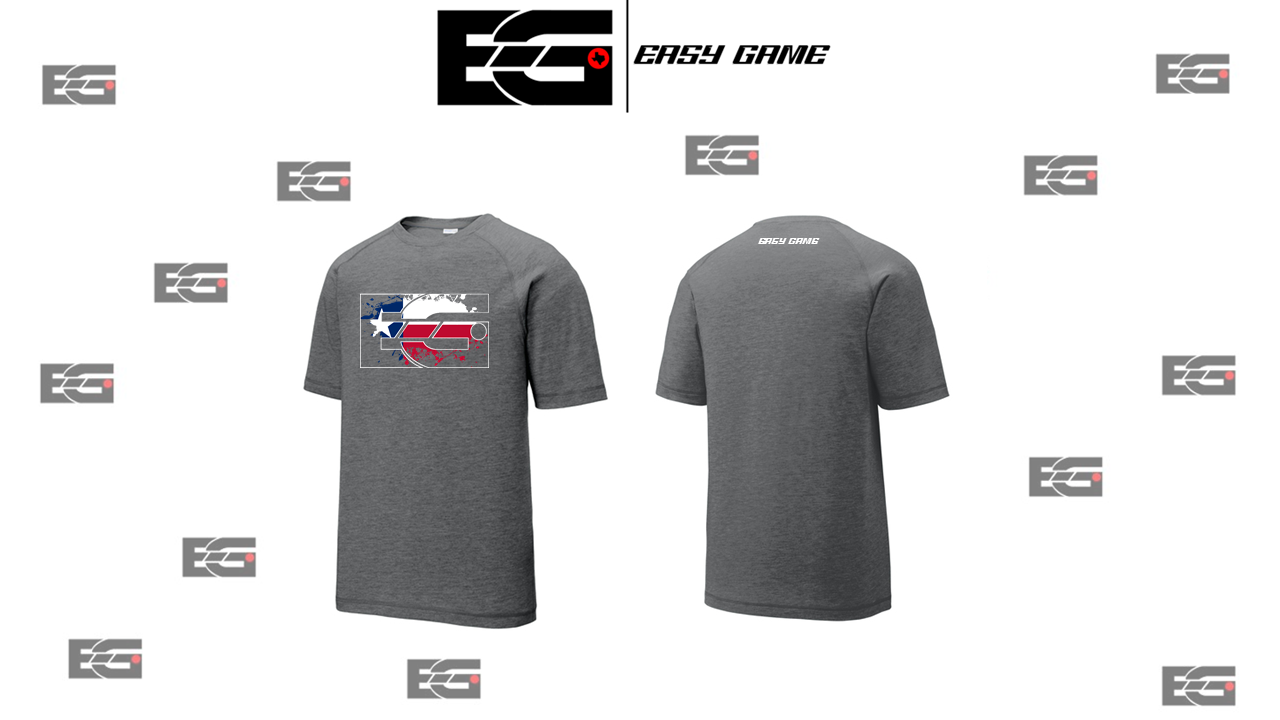 Men's Texas Flag EG - Dark Heather Gray