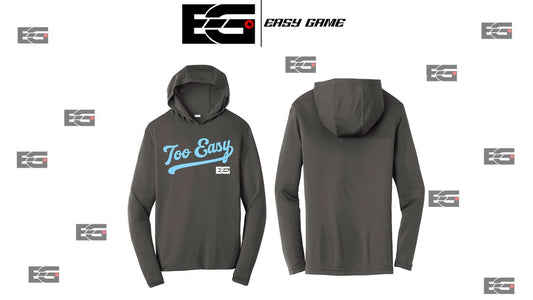 EGC - Too Easy Lightweight Hoodie Charcoal Gray