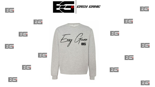Easy Game Script Long Sleeve Crew Heather Gray