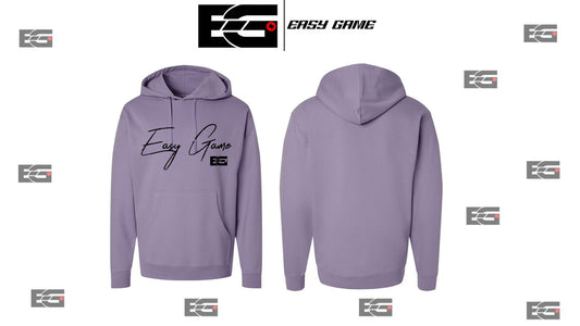 Unisex Midweight Plum Hooded Sweatshirt (Cotton Blend)