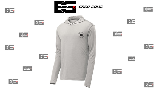 EGC Circle - Lightweight Hoodie Silver (Black logo)