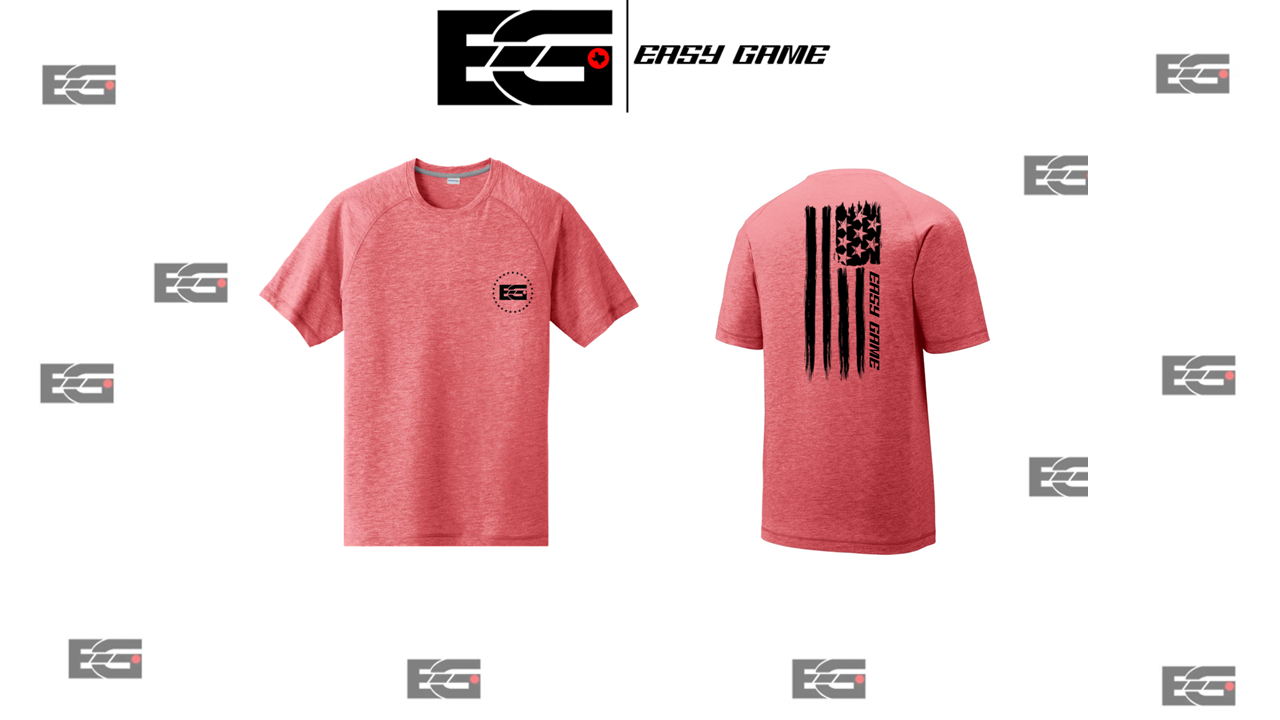 Men's American Flag EG Apparel - True Heather Red