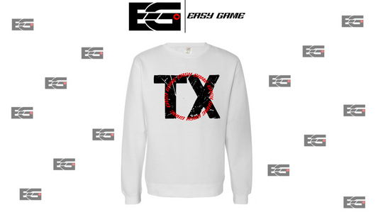 Unisex Midweight Crew Circle TX Easy Game Sweatshirt (Cotton Blend)