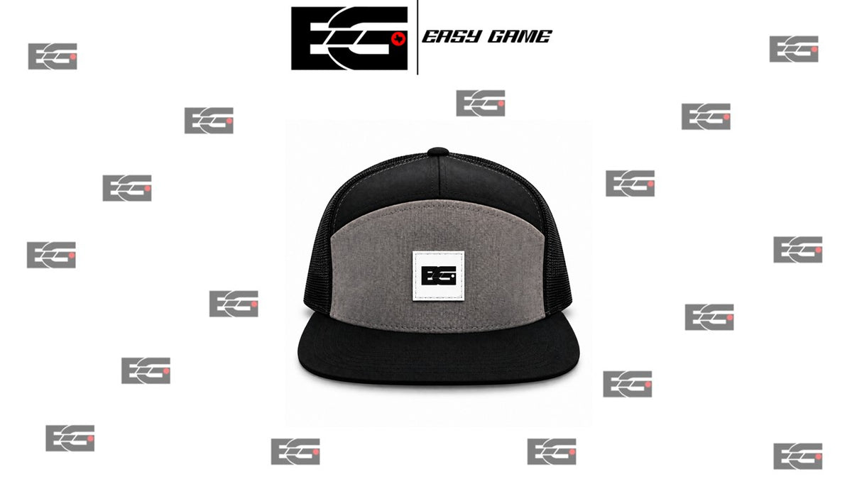 EG White Patch Black/Gray Flatboll