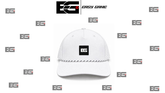 EG Black Patch White Rope Hat