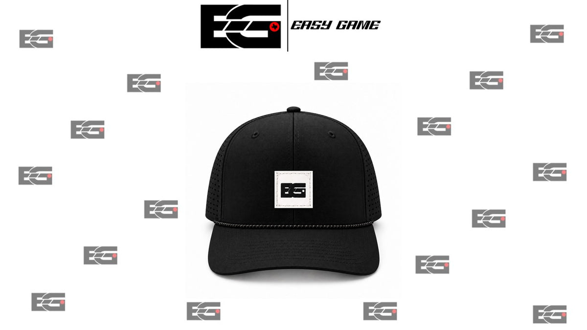 EG White Patch Black Rope Hat