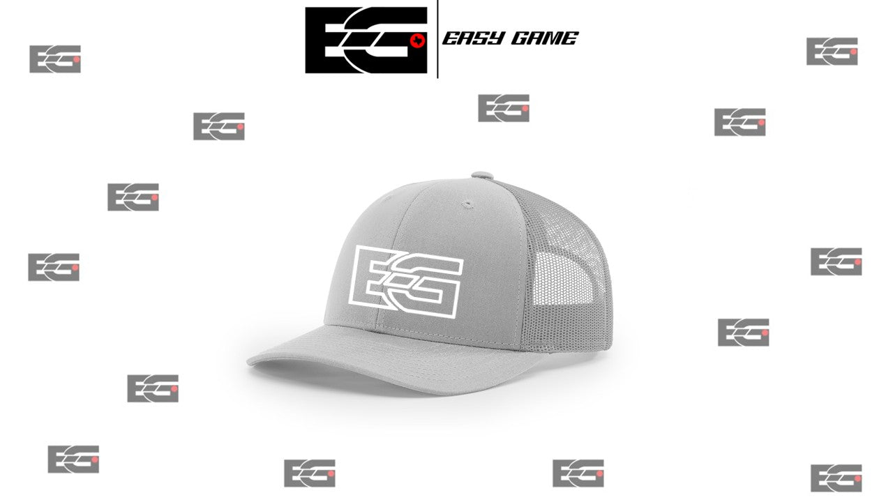 EG Outline Trucker Hat Gray/White