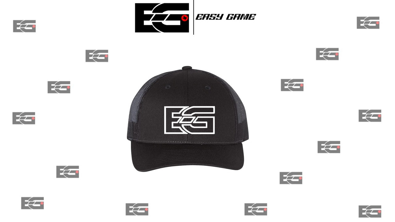 EG Outline Trucker Hat Black/White 115