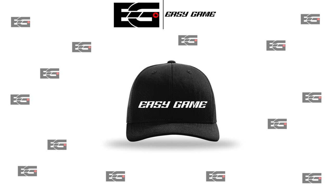 Easy Game Trucker Hat Black/White